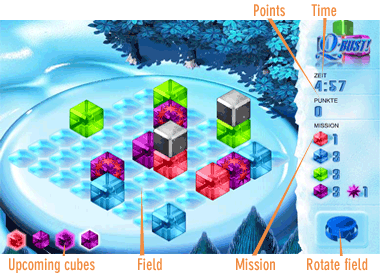 Q-Bust Game board