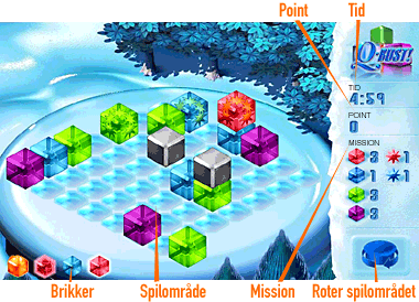 Q-Bust Spilområdet