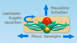 Kugeln des Olymp Spielsteuerung