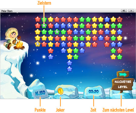 Polar Stars online bei GameDuell spielen. Reisen Sie zum Nordpol und legen Sie die Sternbilder frei. Spielen Sie Polar Stars kostenlos online bei GameDuell und beweisen Sie eiskalt Ihre Klickstrategie.