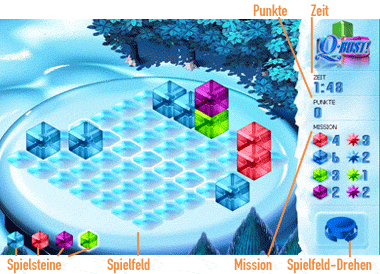 Q-Bust Spielfeld
