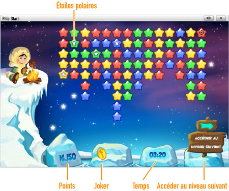 Joue à Pôle Stars en ligne sur GameDuell. Départ pour le Pôle Nord à la découverte des constellations. Joue à Pôle Stars gratuitement sur GameDuell - montre-toi astucieux !