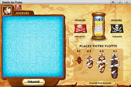 Bataille des Pirates Plateau de jeu