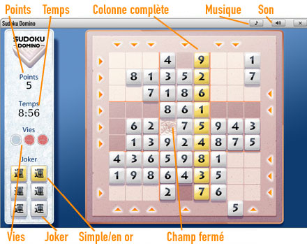 Sudoku Domino Plateau de jeu
