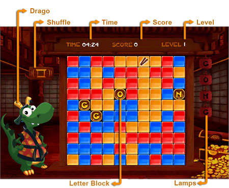 Dragon Click              Game board